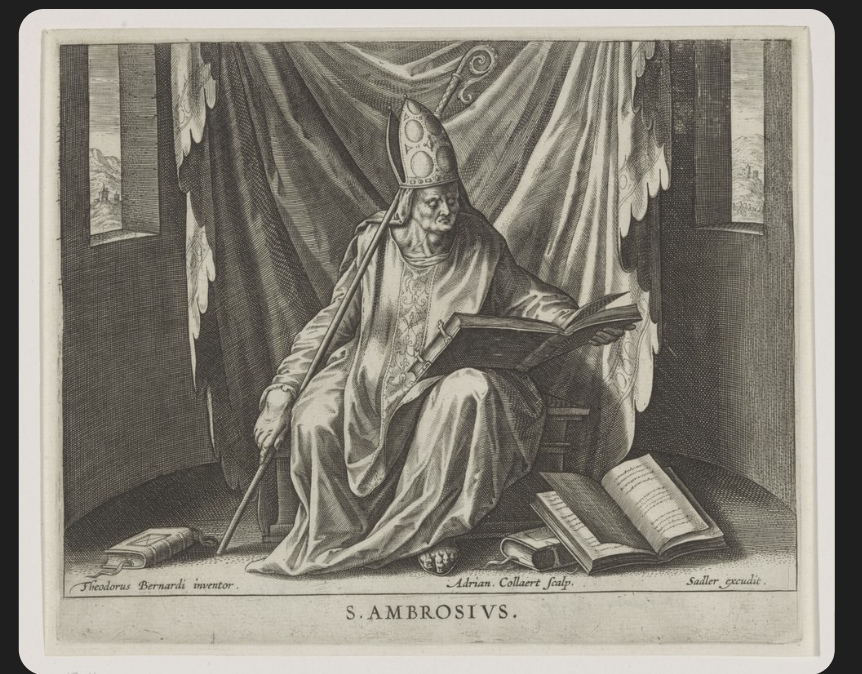 Church father Ambrosius